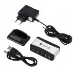 USB jaotur, 7 pesa, 2.0, l&uuml;lititega
