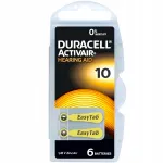 Kuuldeaparaadi patareid DURACELL 10, PR70, 6 tk