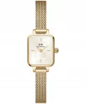 Naistele Daniel Wellington Quadro Mini Evergold Champagne 15 k&auml;ekell