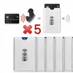 RFID kaarditasku, kaitse skaneerimise eest, 5 tk.