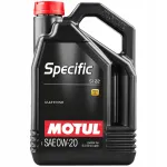 S&uuml;nteetiline mootori&otilde;li Motul Specific 5122 0W-20, 5 l