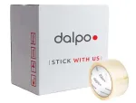DALPO l&auml;bipaistev kleepuv teip, 48 mm x 55 m, 36 tk