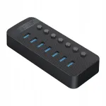 USB jagaja ORICO, 7 porti, 3.0, eraldi l&uuml;lititega, 5Gbps
