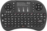 Juhtmevaba klaviatuur Rii taustvalgustuse ja puutejuhtimispuldiga, QWERTY, nutitelerile ja arvutile