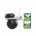 V&auml;liskaamera EZVIZ, 4MP, topeltobjektiiv, 360&deg; pime n&auml;gemine, AI