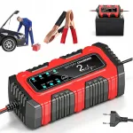 Automaatne akulaadija 12V, 6A, LCD-ga, sobib LiFePO4, AGM, GEL