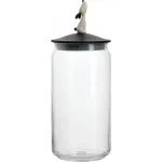 El&auml;inten ruokakuppi Alessi Lula, musta, 10,5 cm