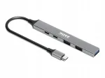 USB-jaotur PORT CONNECT, 5 pesa, PD 100W, must