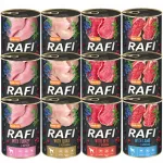 Dolina Noteci Rafi koerakonservid, 4 maitsevalikut, 12 x 400 g