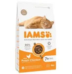 Kuiv kassitoit IAMS kanaga, 3 kg, vanematele kassidele