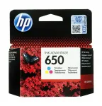 HP 650 CZ102AE v&auml;rviline tintkassett Deskjet printeritele