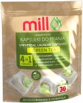 &Ouml;koloogilised ECOMILL rohelise tee pesukapslid, 30 tk