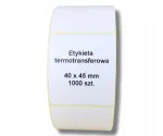Kleepuvad etikett 40x45 mm, 1000 tk.