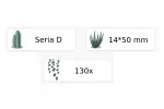 Kleebised NIIMBOT Series D, 14x50 mm, PLANTS1