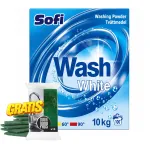Pesupulber WASH, 10 kg, valges kastis + kingitus