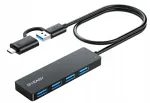 USB jagaja ByEasy, 4 pesaga