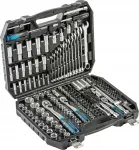 T&ouml;&ouml;riistakomplekt 222 tk, CrV, 72T CrMo padrunv&otilde;tmed, Hoegert Technik