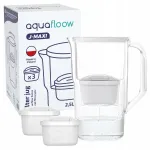 AquaFloow J-MAXI 2,5 l valge plastist veefiltripurk + 3 filtrit