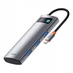USB-C hub BASEUS Metal Gleam BS-OH146, 7 &uuml;hendust, 100 W