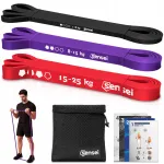 Treeningkummide komplekt SET OF 3 POWER BAND, vastupanuribad treeninguks ja l&otilde;uat&otilde;mmeteks