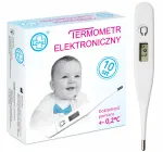 Elektrooniline meditsiiniline termomeeter TESTEO karbi ja kiire m&otilde;&otilde;tmisega