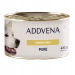 Addvena Moist PURE 100% hobuselihaga koerakonservid, 410 g