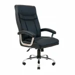 RONDI Burgas kontoritool, must, &ouml;koloogiline nahk, kroomitud, ergonoomiline