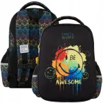 Koolikott SmileyWorld Paso, must, 1.&ndash;3. klassile, mahukas