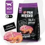 Pan Mięsko kuiv kassitoit vasikaliha ja krevettidega, v&auml;iksed pelletid, 10 kg