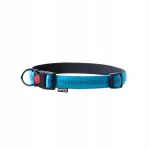 Koerte kaelarihm Happet Soft Style, t&uuml;rkiissinine, suurus S, 1,0 cm