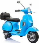 Laste elektriline mootorratas Vespa, 12V, 2 mootori, 45W, sinine