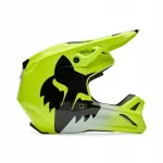 Mootorratturi kiiver FOX V1 Shield, kollane, XL