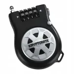Jalgratturi lukk KRYPTONITE R2 RETRACTOR COMBO, must