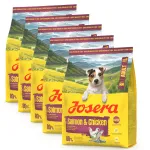 Kuivtoit v&auml;ikestele koertele Josera Mini Adult Salmon&Chicken 5x900g l&otilde;he ja kana