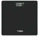 Elektroonilised klaasist mustad vannitoa kaalud LCD-ga, 180 kg