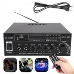 Stereo v&otilde;imendi Bluetoothi, FM ja kaugjuhtimispuldiga