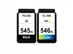 Canon PG 545XL ja CL 546XL tindikassetid, sobivad iP2850, MG2450, MG2455, MG2550, MG2950, TS3350, komplekt