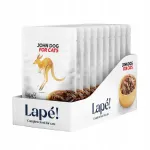 John Dog Lap&eacute; niiske kassitoit k&auml;ngulihaga, 10 x 100 g