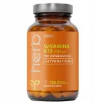 Toidulisand HERB VITAMIN B12 1000mcg METHYLCOBALAMIN, 120 kapslit