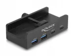USB jaotur 4 pesa (2x USB A, 2x USB C), 5 Gbps, Delock 64262 kinnituskruviga