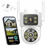 V&auml;line p&ouml;&ouml;rlev IP WiFi kaamera, 8MP, liikumisanduri ja alarmiga