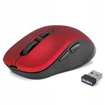 Juhtmevaba vaikne hiir SVEN RX-560SW, 1600 dpi, punane