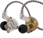 K&otilde;rvaklapid Linsoul KZ ZS10 Pro 4BA+1DD 2pin HiFi kuldsed