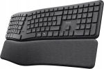 Juhtmevaba klaviatuur Trust Arvia, vaikne, ergonoomiline, QWERTZ