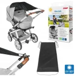 Vankri p&auml;ikesevari must UV UPF 80+ ShineSafe REER