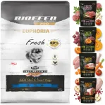 Koeratoit EUPHORIA Fresh Salmon H&uuml;poallergeenne, 8 kg + 4x SACHET