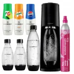 SodaStream Terra must gaasiseade 3 pudeliga, CO2, Pepsi, Mirinda, 7up