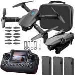 Droon E88LCD 4K kaameraga, 3 akut, 250 m ulatus