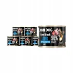 John Dog Pure Black koeratoit lambalihaga, 6 x 200 g, konservid