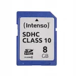 Intenso 8GB Class 10 SDHC m&auml;lukaart